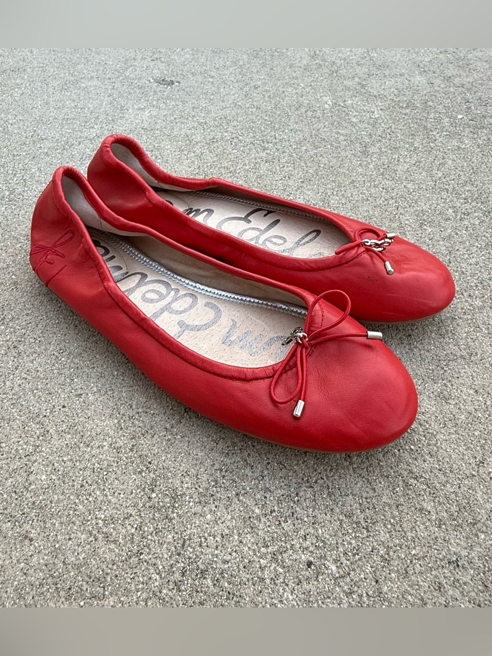 Sam Edelman Felicia Women's  Ballet Flats - Classic Bow Detail leather 6.5